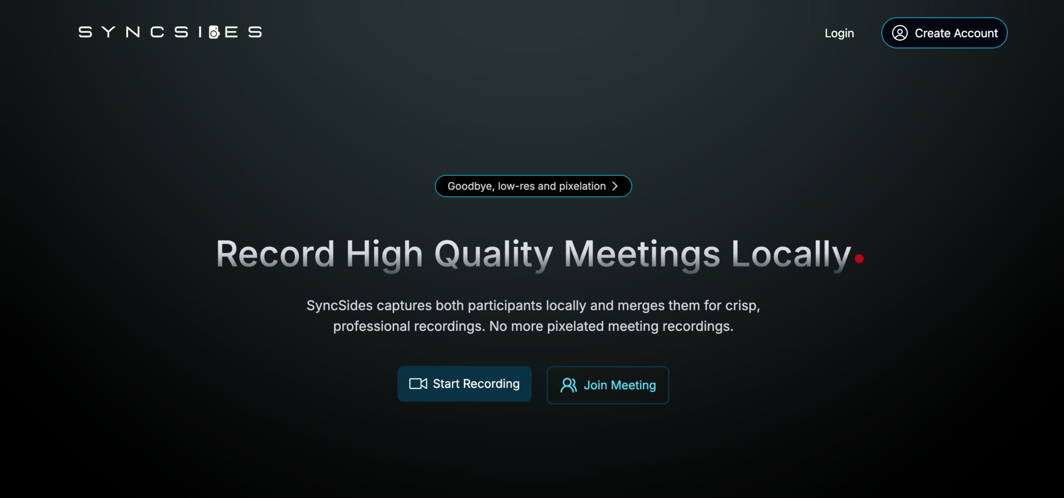 SyncSides - Meeting and Recording App