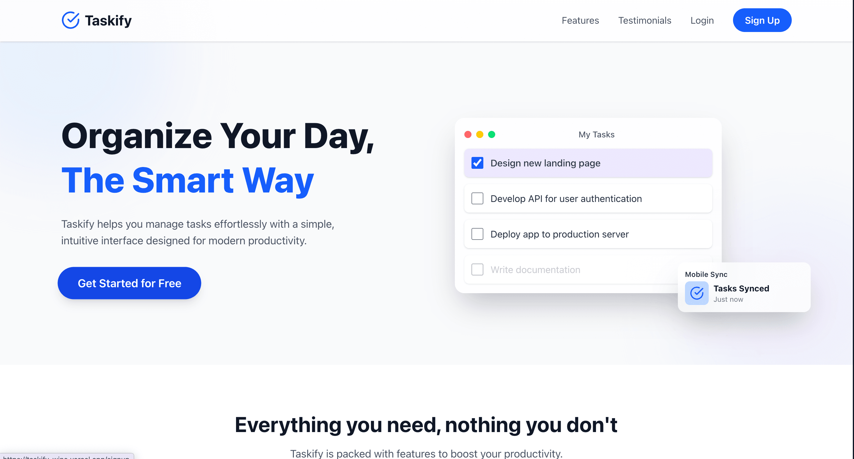 Taskify - Ultimate Productivity App